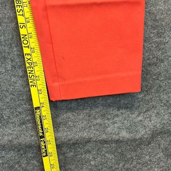 NWT LAUREN RALPH LAUREN Women’s Ankle Pants 14 Side Zip Stretch Slim Fit Coral - Picture 8 of 15